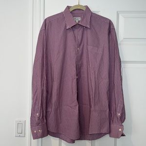 Peter Millar Purple Checkered Button Down